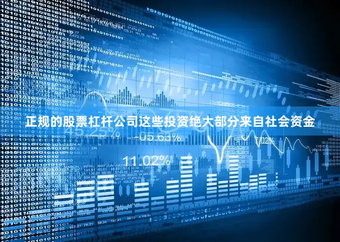 正规的股票杠杆公司这些投资绝大部分来自社会资金