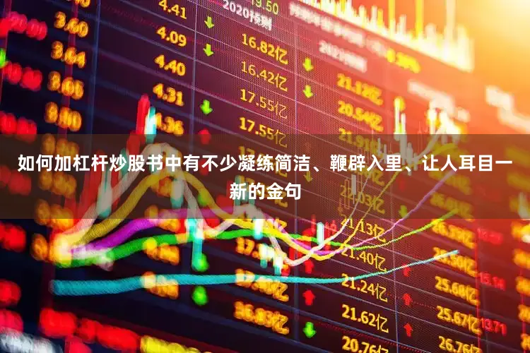 如何加杠杆炒股书中有不少凝练简洁、鞭辟入里、让人耳目一新的金句